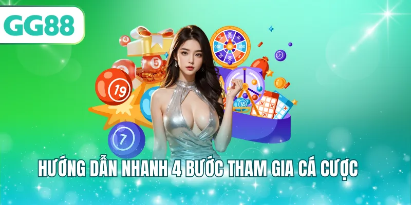 Hướng dẫn nhanh 4 bước tham gia cá cược